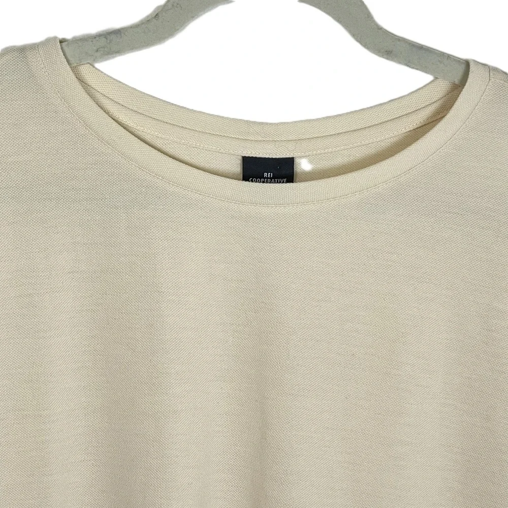 REI Cooperative XXLarge Cream Long‎ Sleeve Top Relaxed Outdoor Casual - Picture 6 of 10